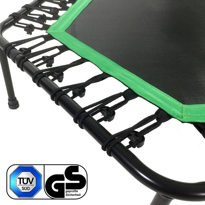 Actual product image Tunturi Hexagon Fitness Trampolin mit Verstellbarem und Abnehmbarem Handgriff (84 cm)