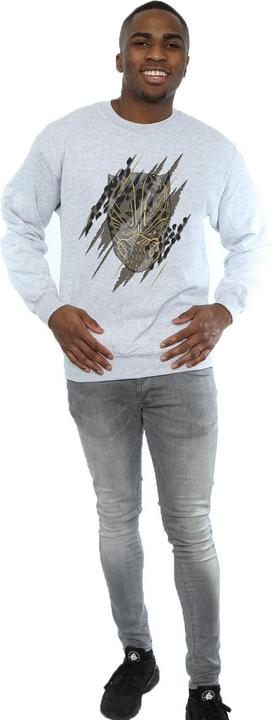 Immagine prodotto Felpa uomo Black Panther Gold Head in cotone (S)