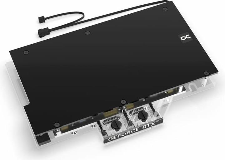 Actual product image Alphacool WAK Eisblock Aurora Geforce RTX 4090 Aorus Master - Gaming V.2 with backplate