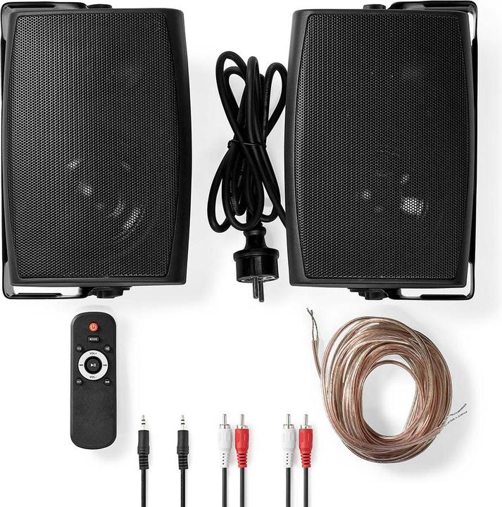 Image du produit Nedis Haut-parleur Bluetooth - Ambiance Design - 180 W - stéréo - IPX5 - Zwart (Fonctionnement sur secteur)