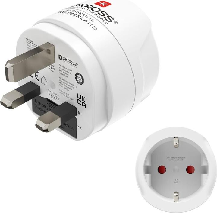 Produktbild Hama Reiseadapter Typ G, 3-polig, für England, Commonwealth und UK