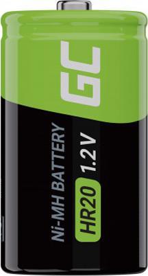 Image du produit GreenCell 4x Batterie Ni-MH D R20 HR20 - Rechargeable - 1.2V - 8000mAh (2 pcs, HR03, 8000 mAh)