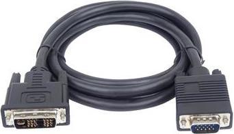 Actual product image PremiumCord DVI-I - D-Sub (VGA) cable 2m juodas (kpdvi1a2) (2 m, DVI)