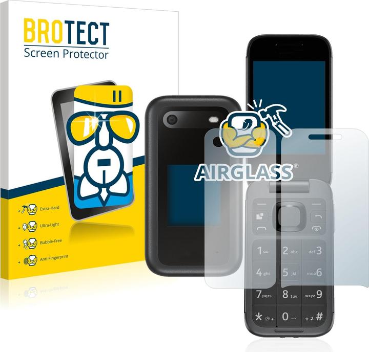 BROTECT AirGlass Vetro (1 Pezzo/i, Nokia 2660 Flip)