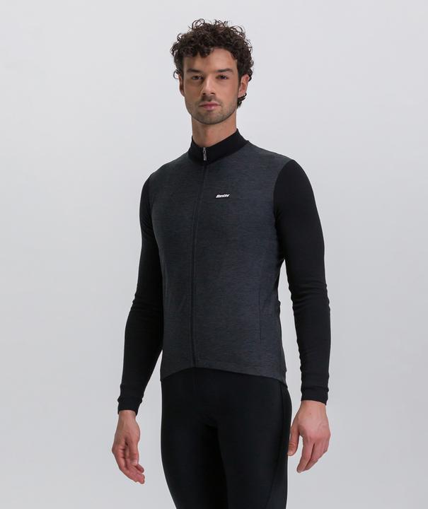 Image du produit Santini Pure Block Colour Thermal Cycling Jersey (XL)