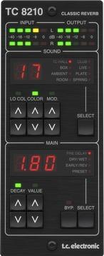 Produktbild TC Electronic 8210-DT reverb (plug-in met controller) (Multieffekt)