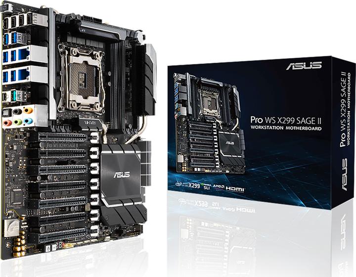 Image du produit ASUS PRO WS X299 SAGE II (LGA 2066, Intel X299, SSI CEB)