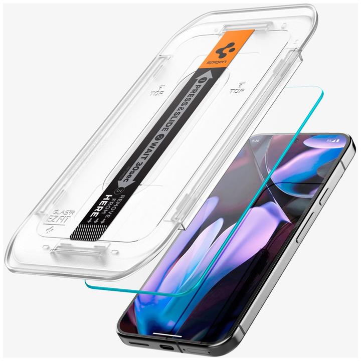 Immagine prodotto Spigen Proteggi schermo in vetro temperato EZ Fit Google Pixel 9 Pro XL 2-Pack (2 Pezzo/i, Google Pixel 9 Pro XL)