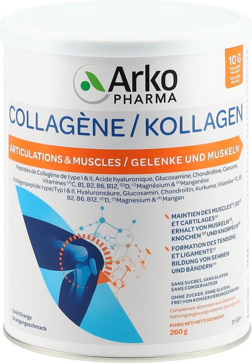 Actual product image Arkopharma Collagen joints and muscles (1 Piece, Powder, 260 g)