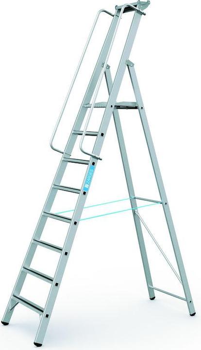 Actual product image Zarges Aluminum stepladder with large platform (Stepladder, 332 cm)