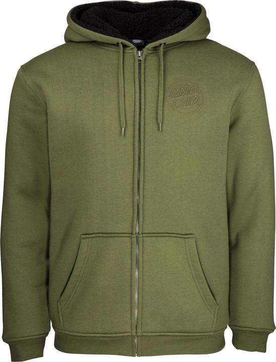 Santa Cruz Japanese Dot Emboss Zip Hoodie (S)