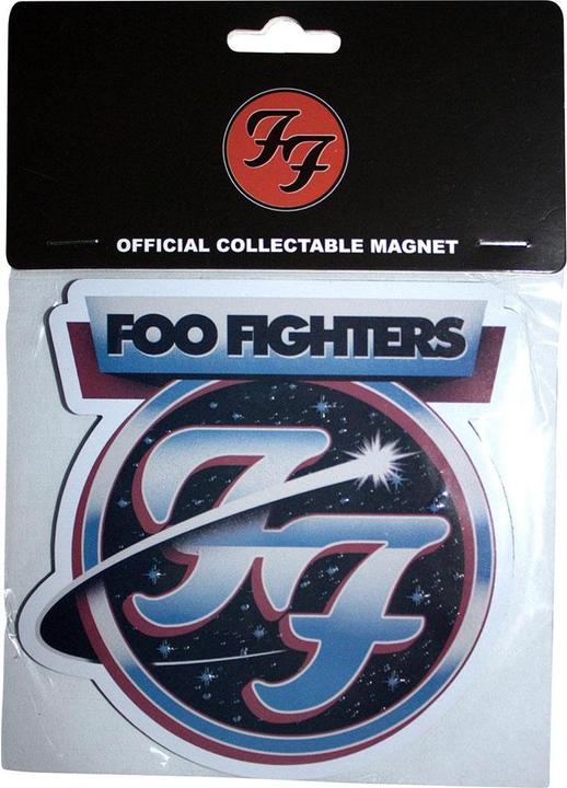 Actual product image Foo Fighters Comet Embossed Fridge Magnet (1 x)
