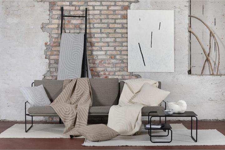 Produktbild David Fussenegger Plaid Gebogene Linien.03709750 (150 x 200 cm)