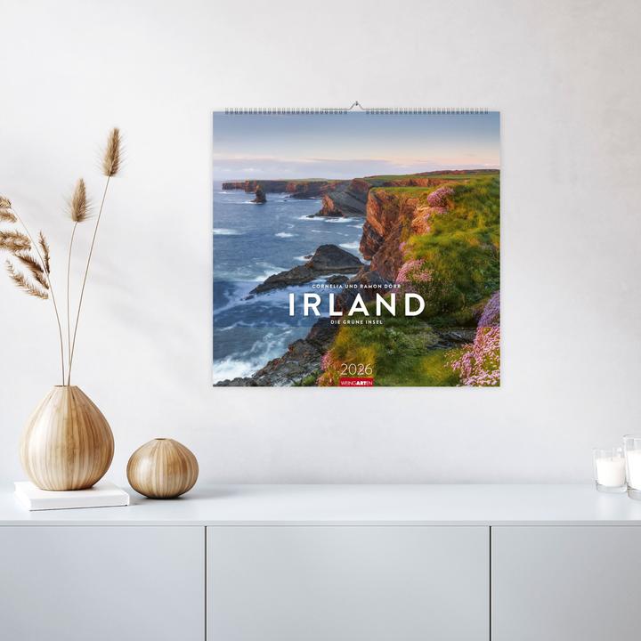 Produktbild Irland Kalender 2026 - Die grüne Insel (48 x 46 cm, Deutsch, Englisch)