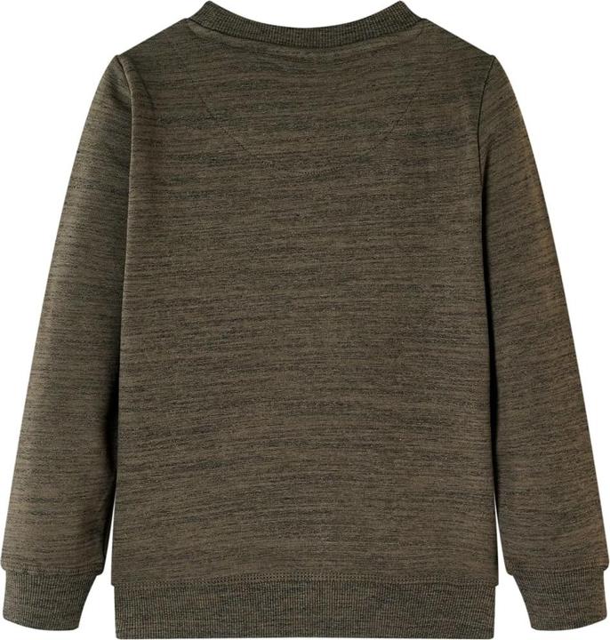 Immagine prodotto VidaXL Felpa da bambino cachi scuro melange 128,Materiale: 80 (128)