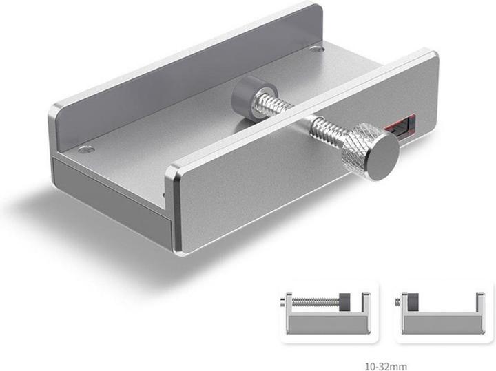 Actual product image Allnet USB 3.0 4 Port Clip Hub (USB-C, 4 Ports)