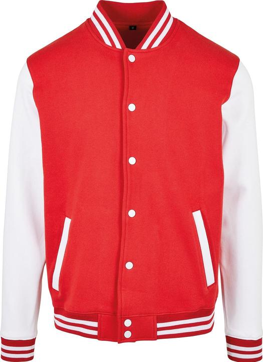 Actual product image Build Your Brand Basic college jacket (S)