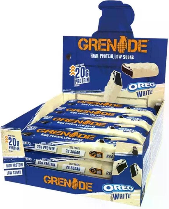 Grenade Oreo White Protein Bar (Oreo, White chocolate, 12 pcs., 720 g)