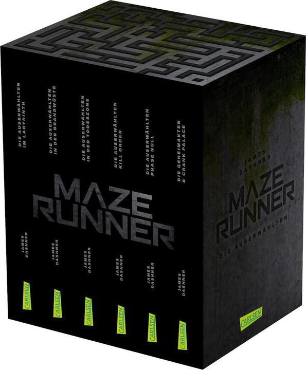 Image du produit Coffret Maze-Runner (6 volumes dans un coffret de poche, y compris un volume bonus avec "Crank (Katharina Hinderer, James Dashner, Ilse Rothfuss, Anke Caroline Burger, Allemand)