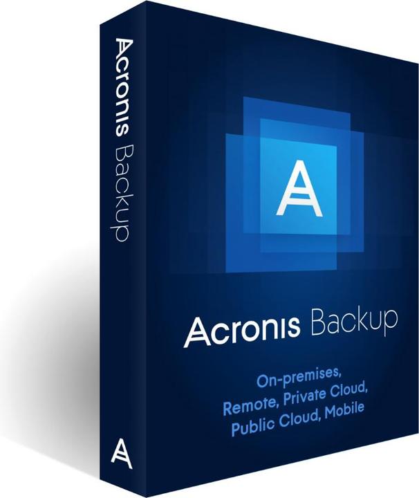 Produktbild Acronis Backup 12.5 Standard Workstation (1 User, unbegrenzt)