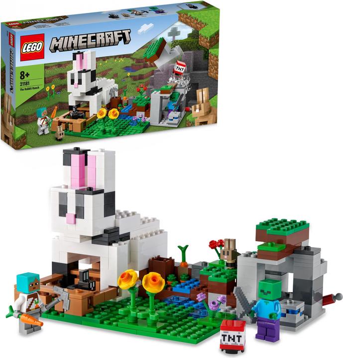 Immagine prodotto LEGO Il ranch dei conigli (21181, LEGO Minecraft)