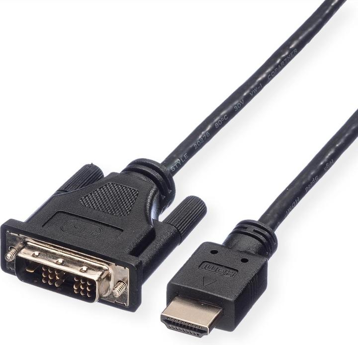 Actual product image Roline DVI| HDMI (Typ A) — DVI| HDMI (Typ A) (10 m, DVI, HDMI)