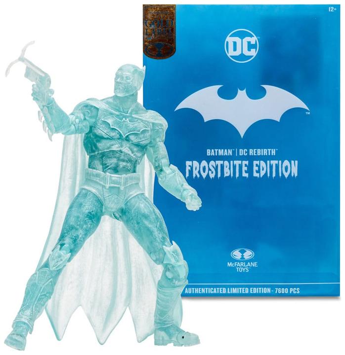 Actual product image McFarlane DC Multiverse action figure Batman (DC Rebirth) Frostbite Edition (Gold Label) 18 cm