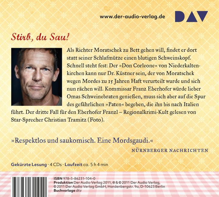 Actual product image Pork head al dente (Rita Falk, German)