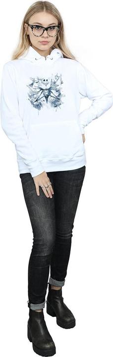Actual product image Disney Womens/Ladies Nightmare Before Christmas Paint Spray Carers Hoodie (XXL)