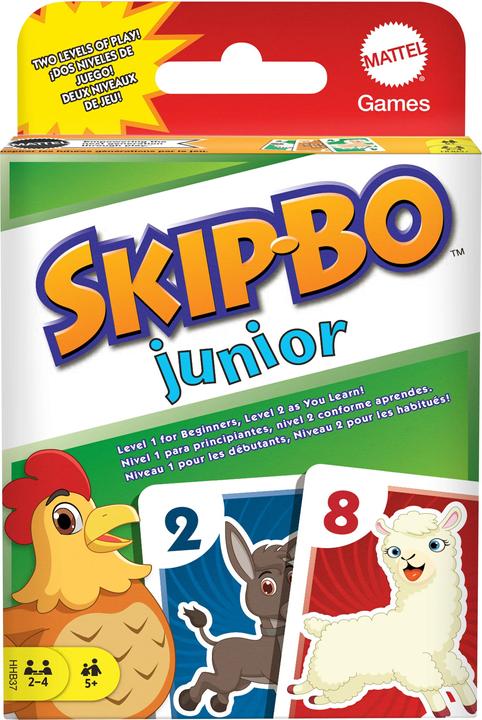 Actual product image Mattel Games Skip-Bo Junior (Multilingual)