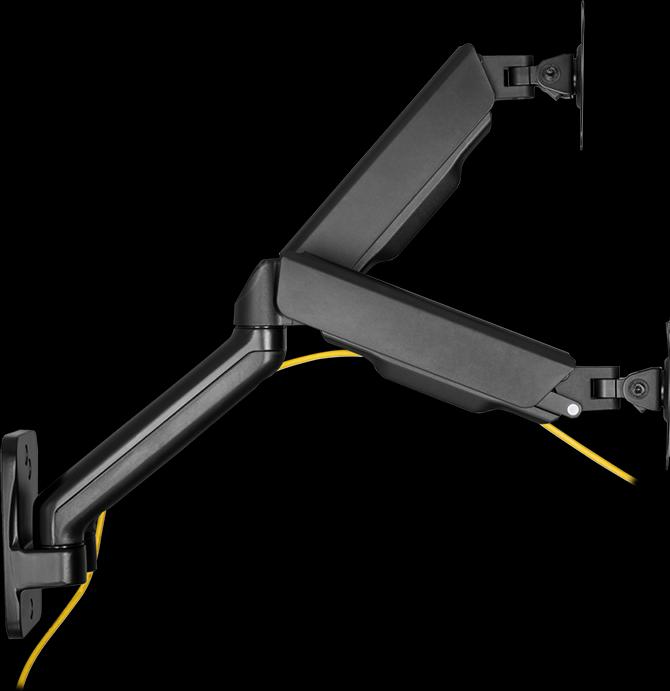 Actual product image LogiLink BP0146 Dual Monitorius wall mount 17-32 inch gas spring 90-540 mm (Wall, 32")