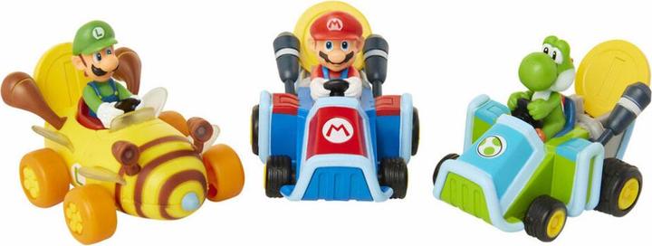 Actual product image Jakks Pacific World of Nintendo Super Mario Kart Retreat Vehicles with Figures Wave 1 Range (12)