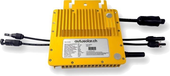 Image du produit Autosolar Onduleur de module avec application pour les centrales électriques de balcon