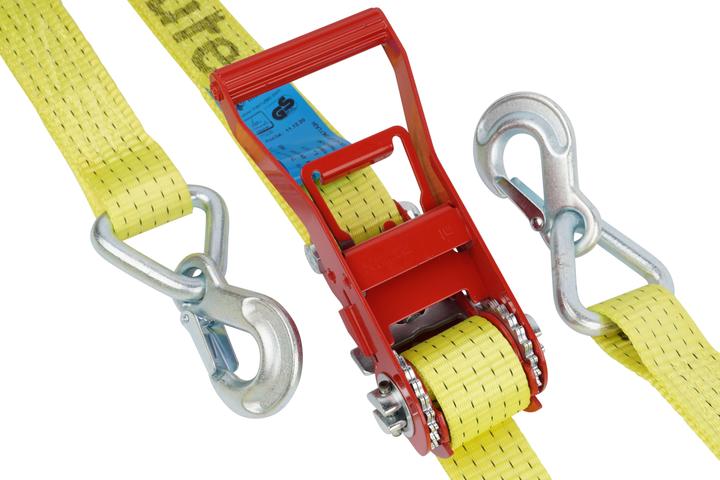 Image du produit Mamutec Sangle polyester 2 parties TD1 cliquet mousqueton 50 mm 8 m