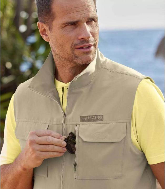 Produktbild Atlas For Men ReporterWeste mit RV und vielen Taschen (M)