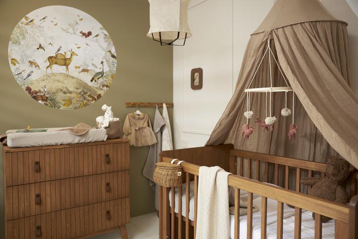 Image du produit Meyco Ciel de lit uni taupe