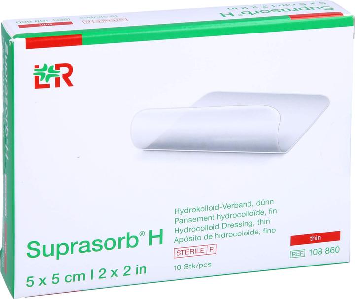 Suprasorb H Dünn 5x5cm (10 x)
