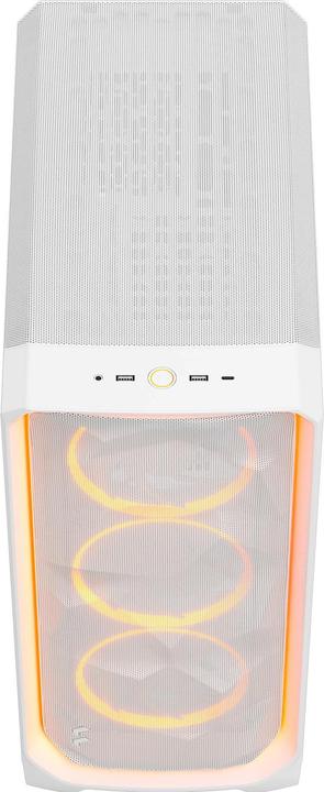 Actual product image Fractal Meshify 3 Ambience Pro RGB Clear Tint White (mATX, Mini-ITX, ATX, E-ATX)