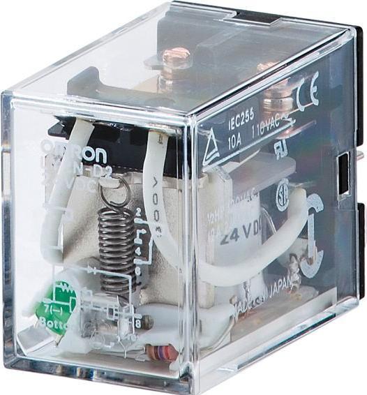 Image du produit Omron Industrial Automation Relais de puissance LY 4 inverseurs 10A DC 24V 350Ohms
