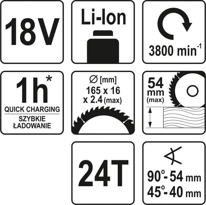 Produktbild Yato Handkreissäge