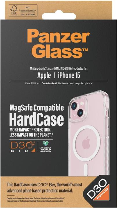 Image du produit PanzerGlass Boîtier rigide (Apple iPhone 15)