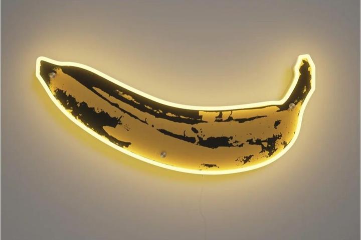 Actual product image YellowPop Andy Warhol Banana
