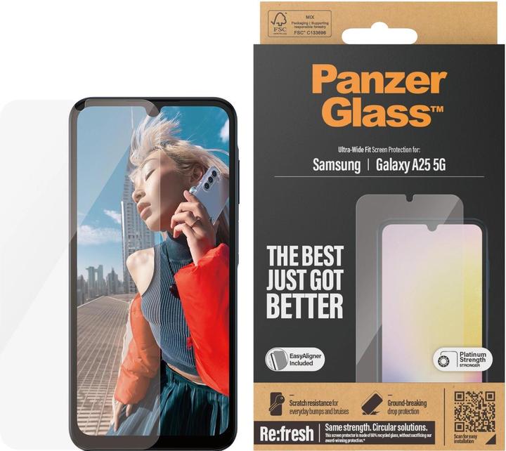 Produktbild PanzerGlass Ultra-Wide Fit (1 Stück, Samsung Galaxy A25 5G)