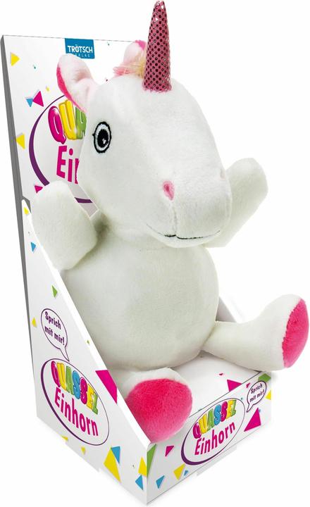 Actual product image Chatterbox unicorn, cuddly toy, soft toy (10.90 cm)