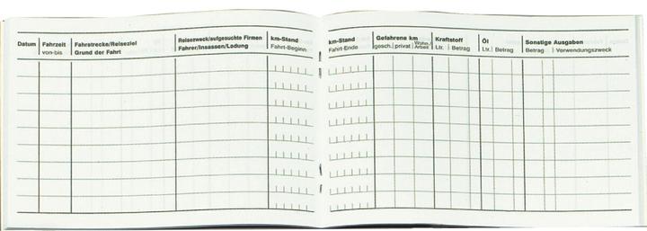 Nährwerte und Zutaten Herlitz Fahrtenbuch (A6, Liniert, Weicher Einband)