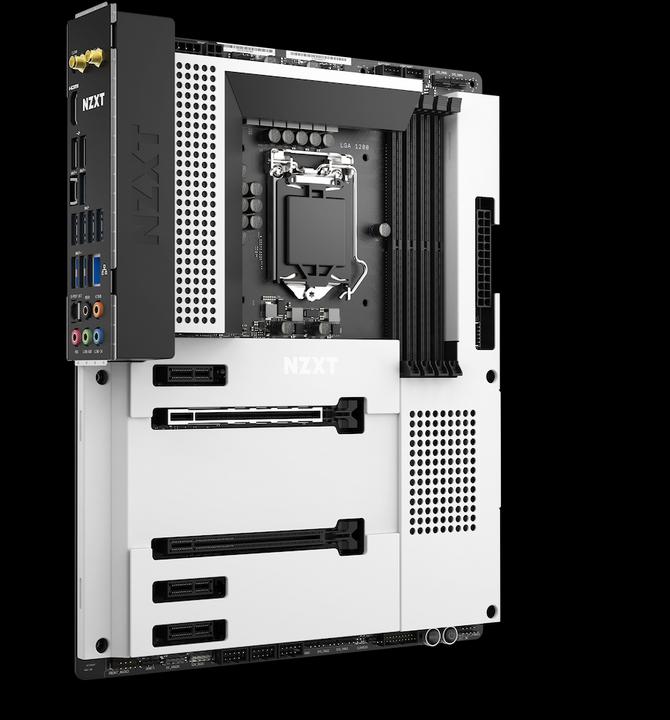 Produktbild NZXT Motherboard N7 Z590 MATTE White (LGA 1200, Intel Z590, ATX)