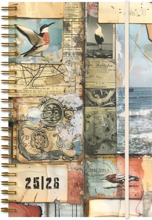 Produktbild Simplex Schüleragenda Emotions 25/26 500223.26 1W/2S 17M Ahoi ML 8x12.5cm (A7, Rätoromanisch, Deutsch, Französisch, Italienisch)