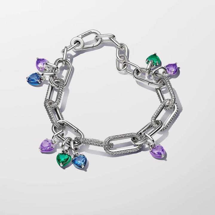 Actual product image Pandora ME Violet Chakra Heart Mini (Enamel, Silver 925)
