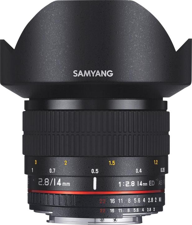 Produktbild Samyang 14mm F2.8 Canon EF AE (Canon EF, Vollformat)
