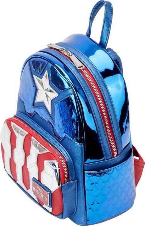 Immagine prodotto Loungefly : Mini zaino Marvel Shine Captain America Cosplay